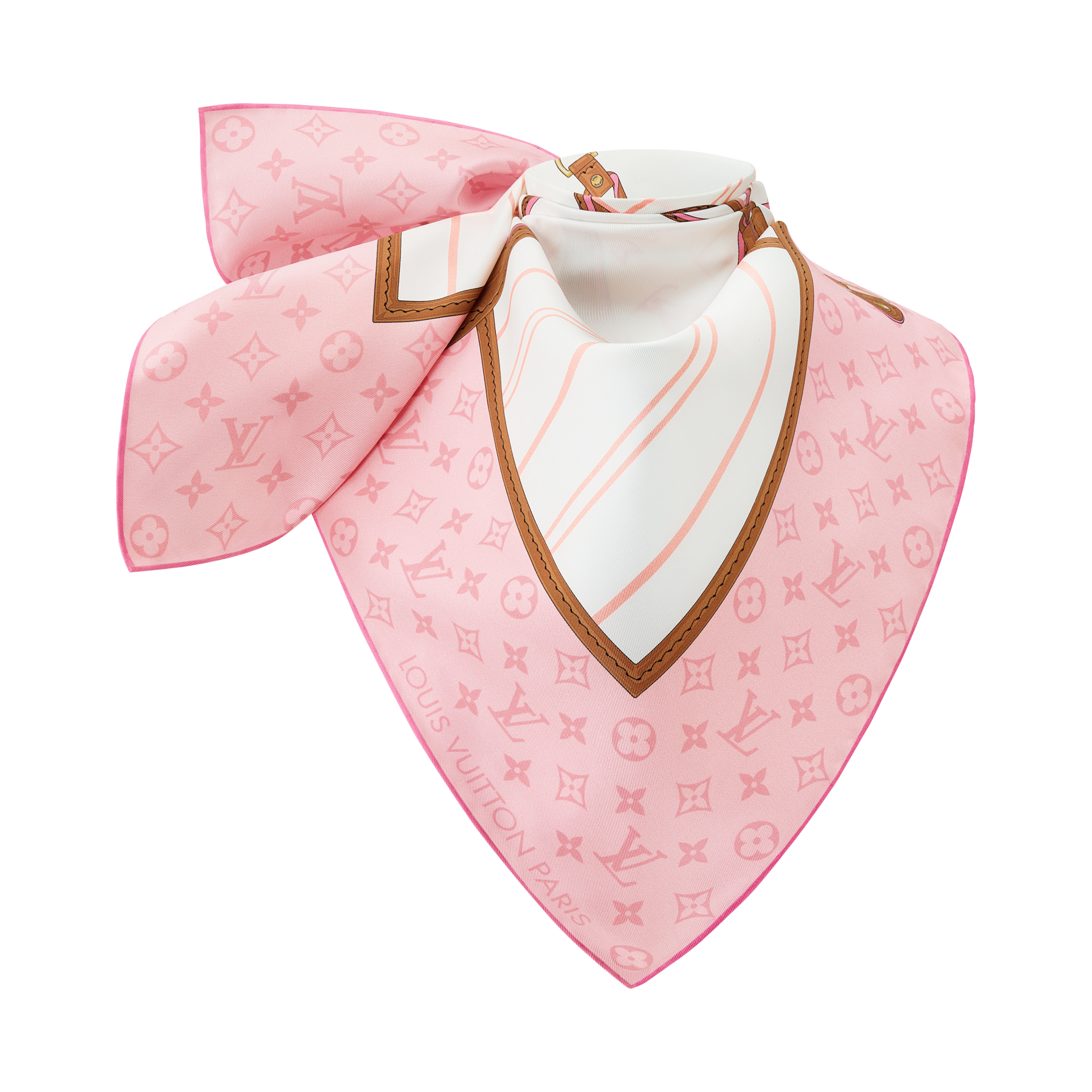 Pink - Women - Luxury Silk Squares and Bandeaus | LOUIS VUITTON